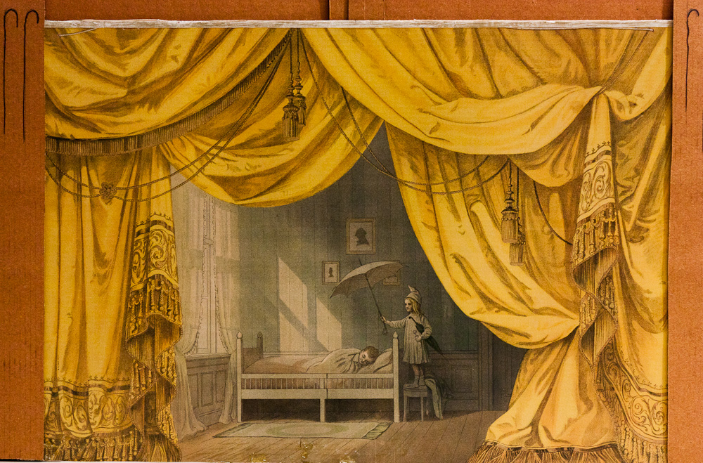 Papiertheater-Szene