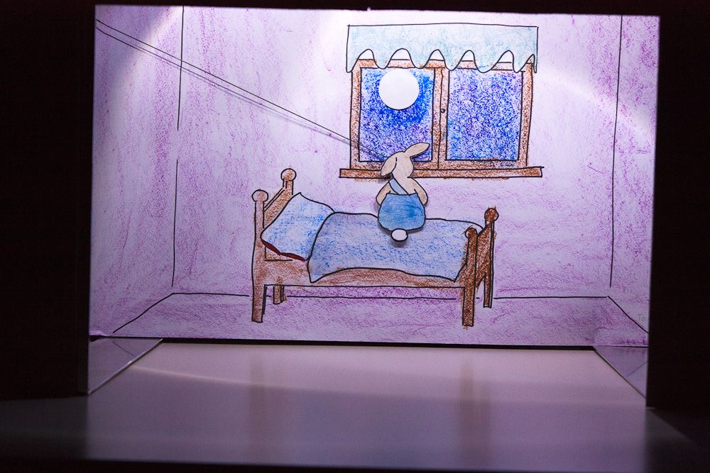 Papiertheater-Szene