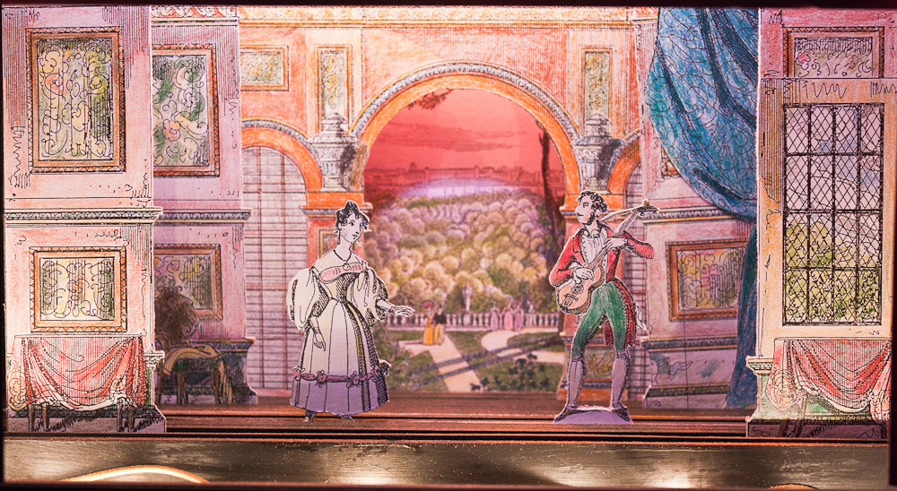 Papiertheater-Szene