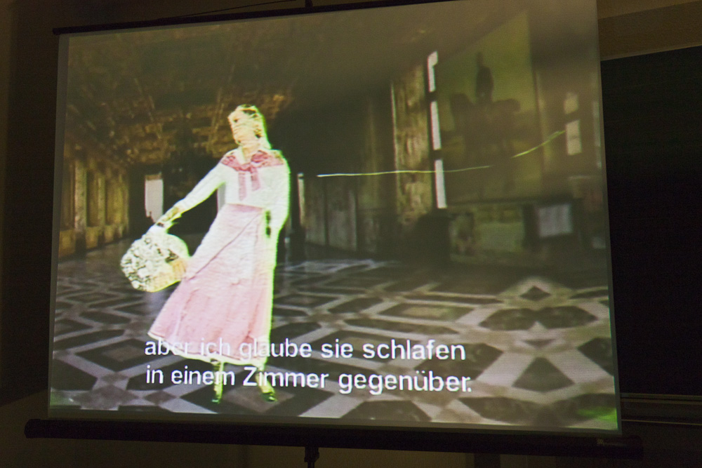 Papiertheater-Szene