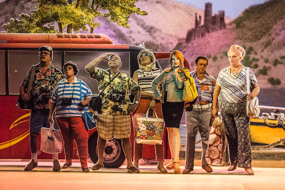 Papiertheater-Szene
