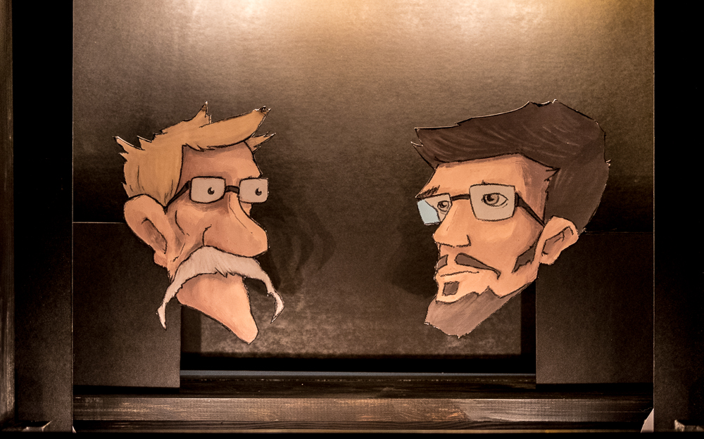 Papiertheaterszene