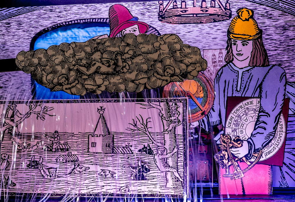 Papiertheaterszene