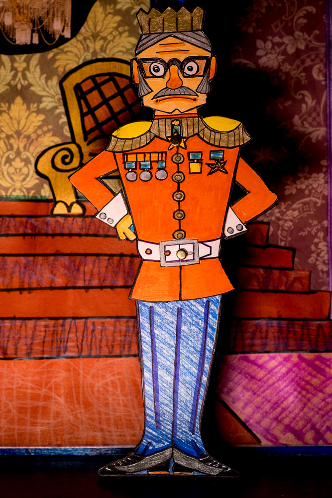 Papiertheaterszene
