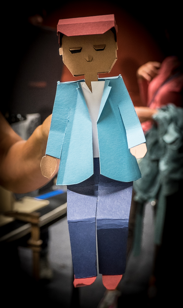 Papiertheaterszene