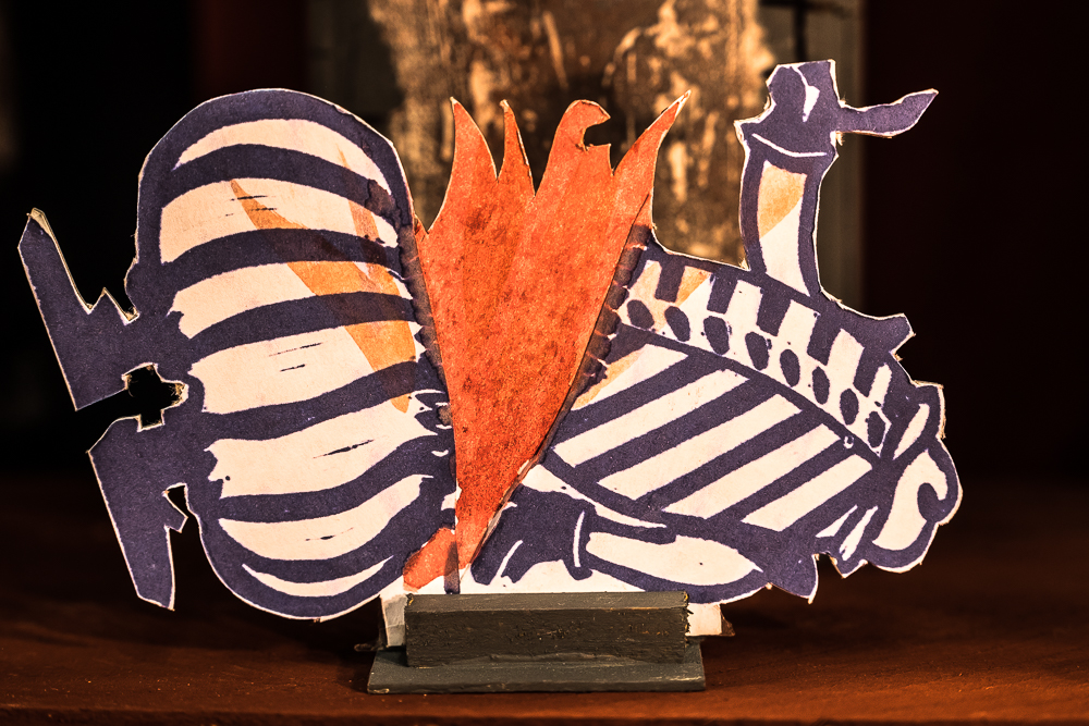 Papiertheaterszene