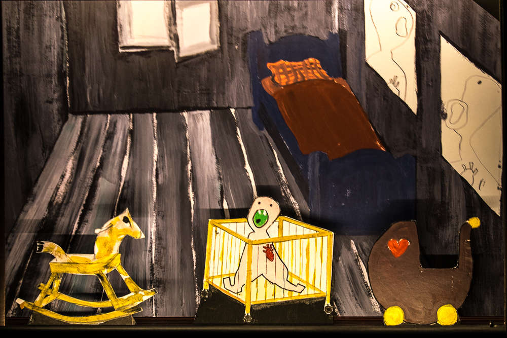 Papiertheaterszene