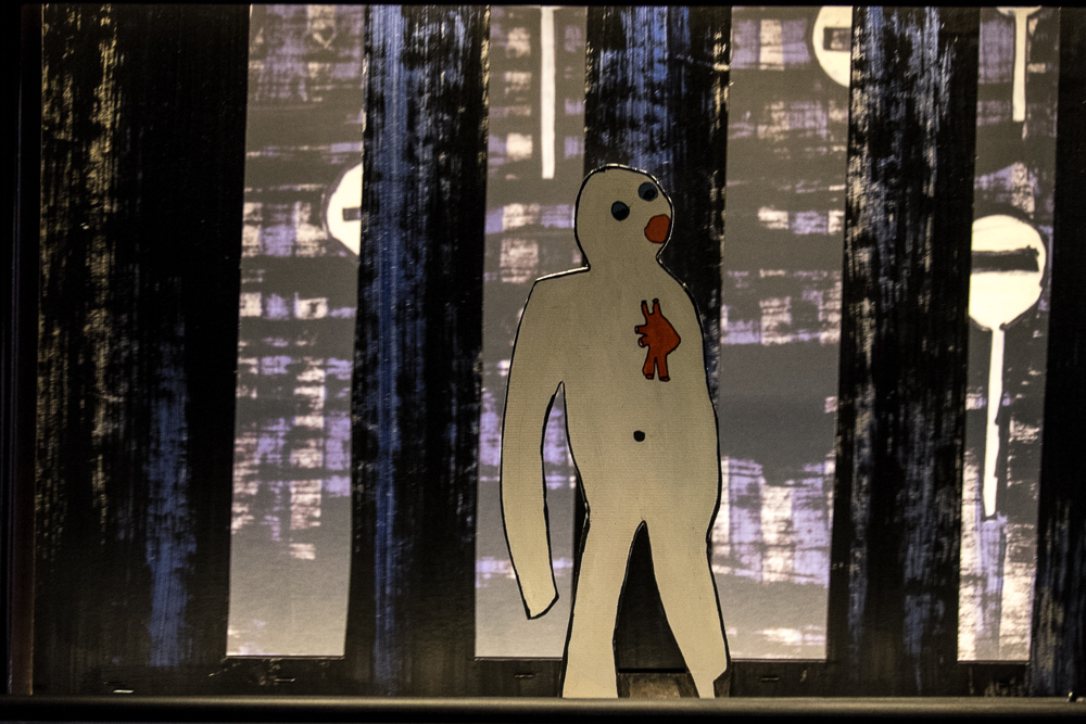 Papiertheaterszene