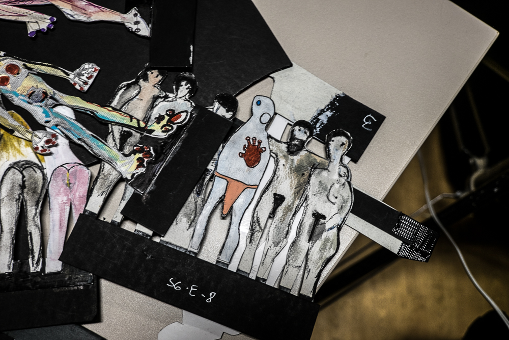 Papiertheaterszene