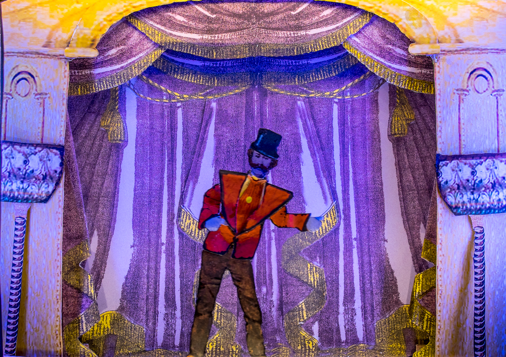 Papiertheaterszene