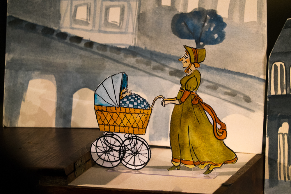 Papiertheaterszene