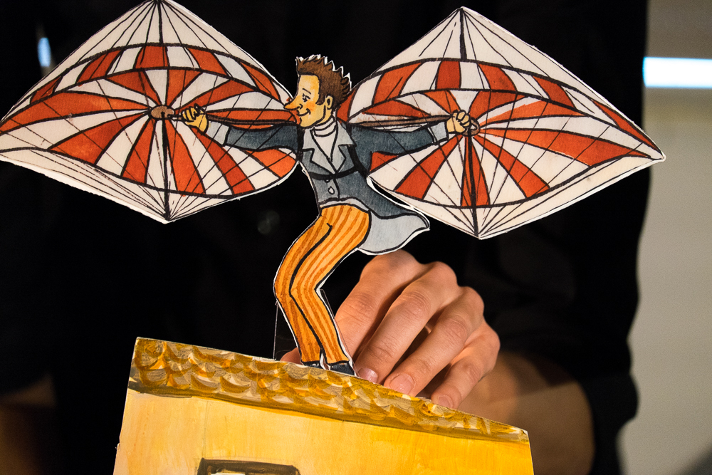 Papiertheaterszene