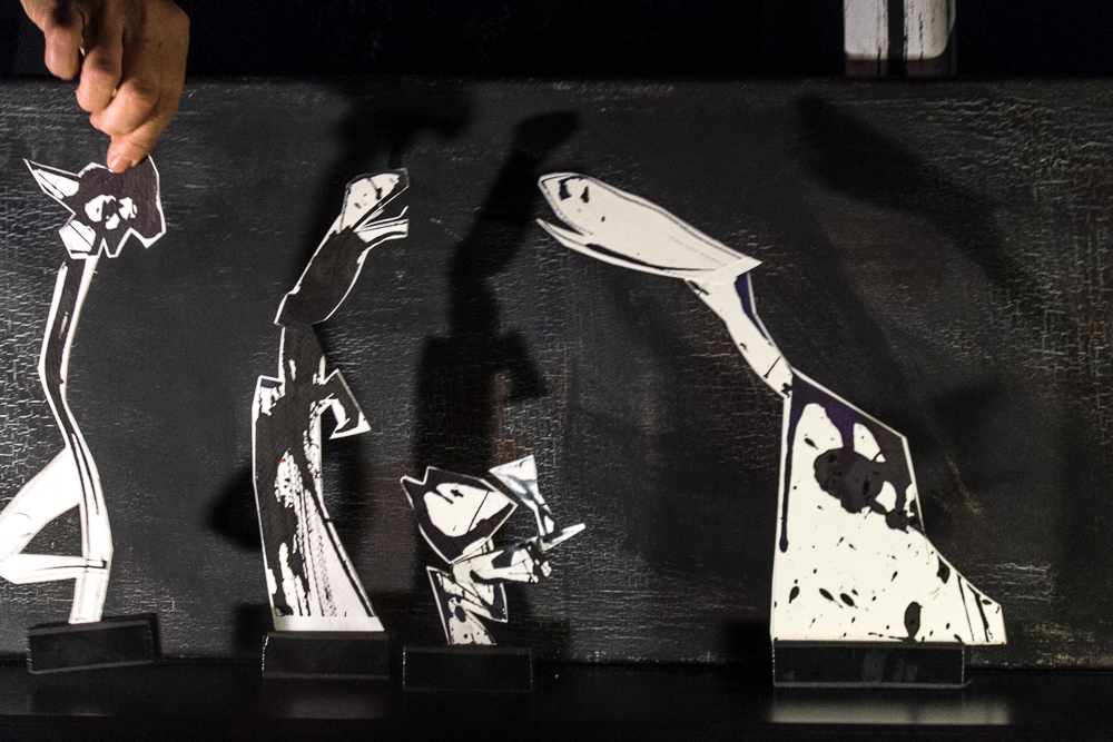 Papiertheaterszene