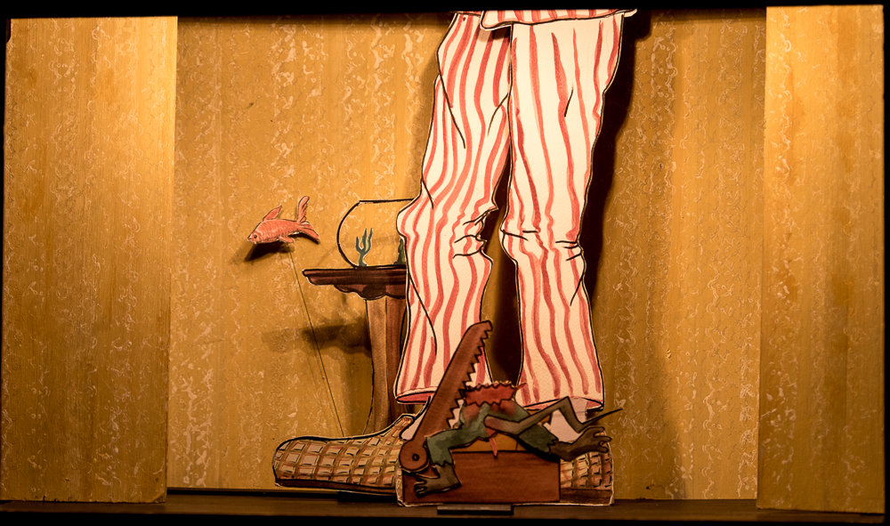 Papiertheaterszene