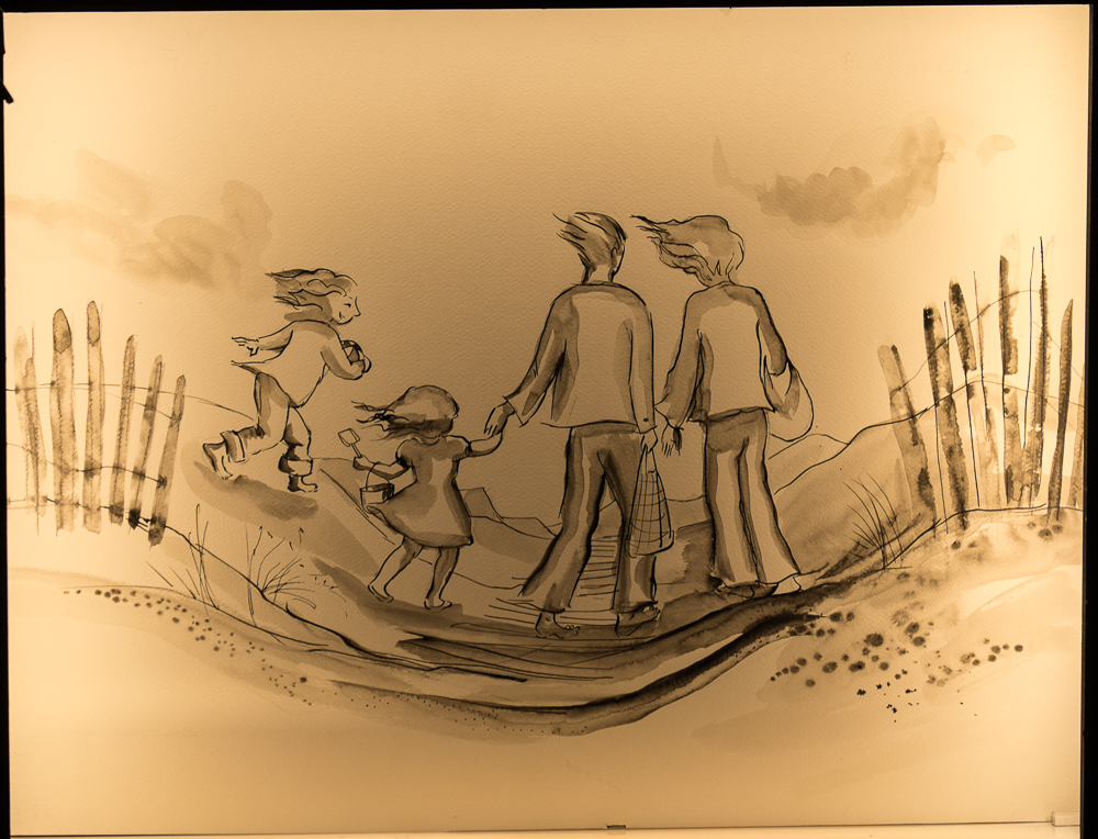 Papiertheaterszene