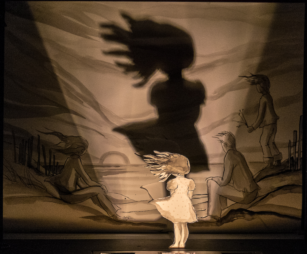 Papiertheaterszene
