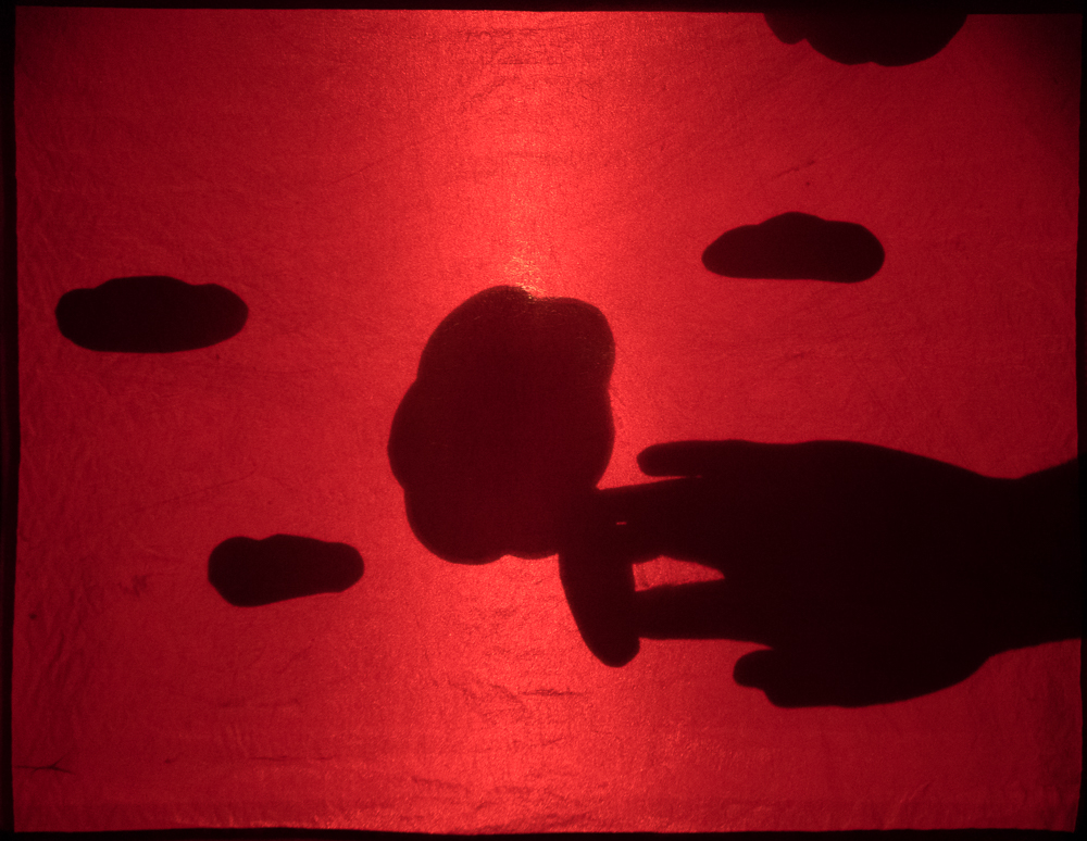 Papiertheaterszene
