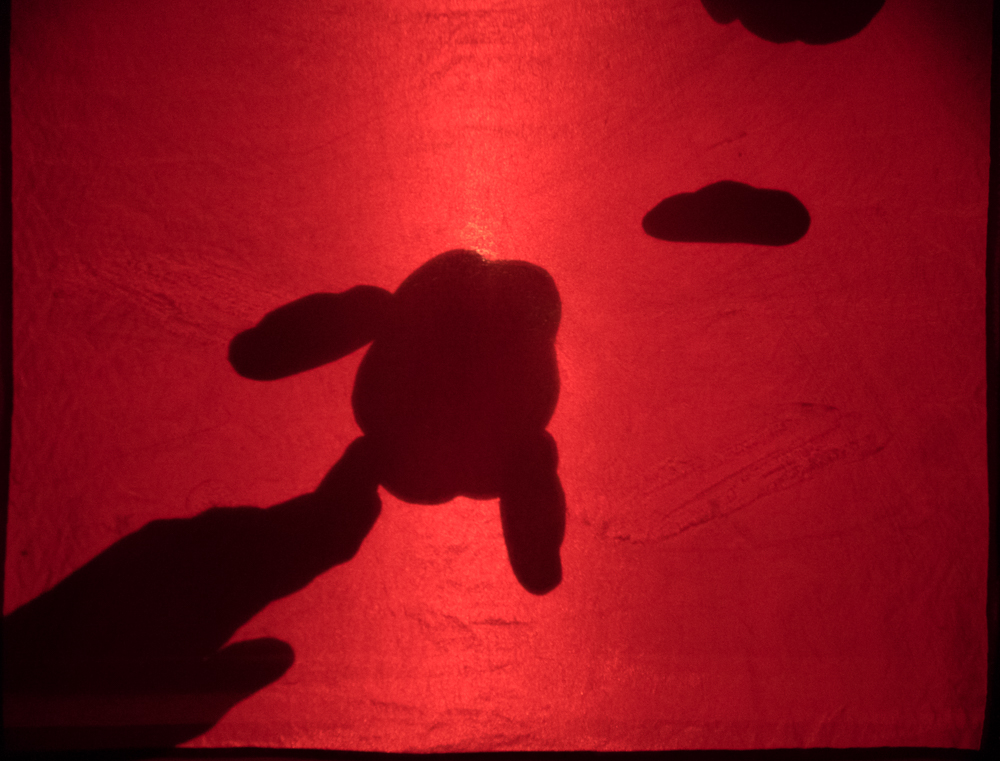 Papiertheaterszene